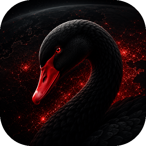 Black Swan: War Impact Map app icon